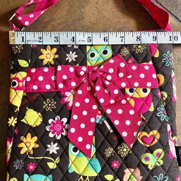 SazyBee Owl Flower Butterfly Girl’s Fabric Purse - Picture 4 of 16